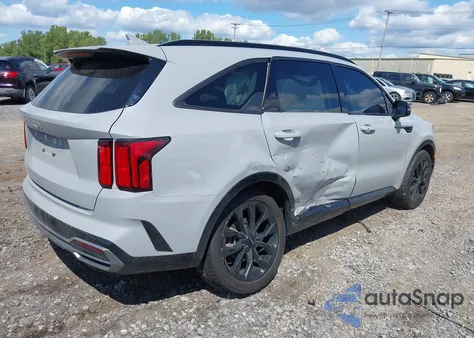 2023 Kia Sorento Sx z USA, uszkodzony, nr VIN 5XYRK4LF3PG175744